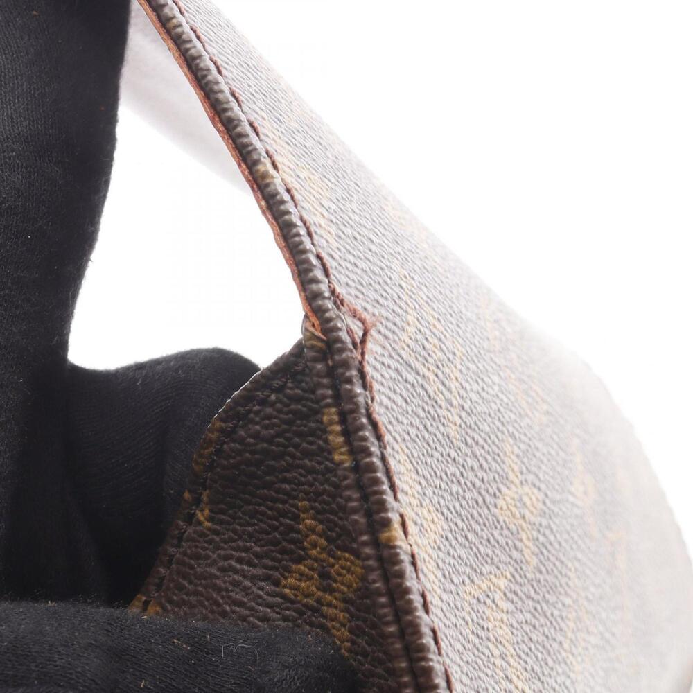 LOUIS VUITTON Authentic Brown Monogram Leather Shoulder Bag - Picture 6 of 13